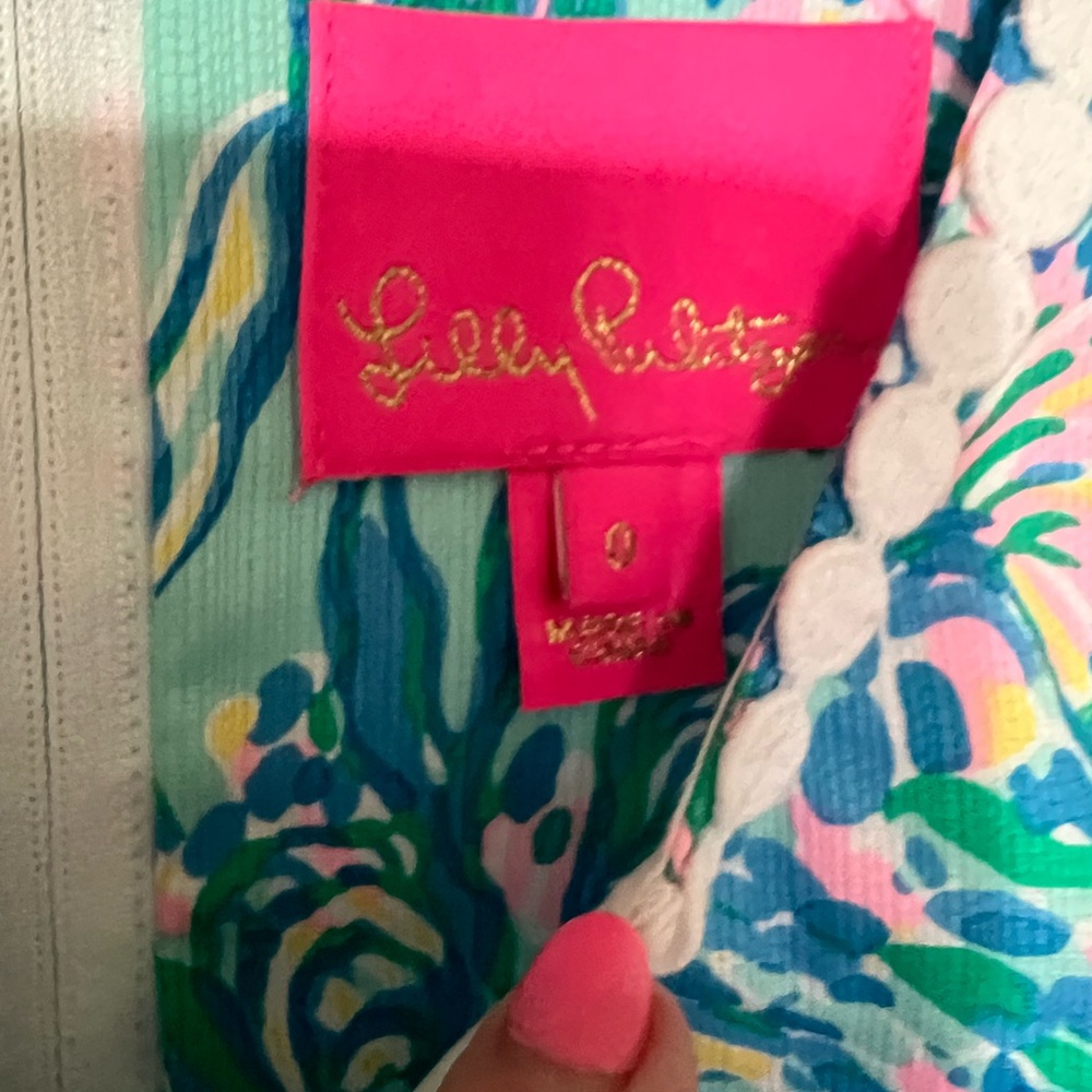 Lilly Pulitzer Ashler Shift Maxi Size 0 - Picture 3 of 7